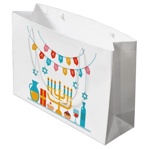 Hanukkah  large gift bag