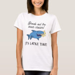 Hanukkah Latke Time/Women's Basic T-Shirt<br><div class="desc">"It's Latke Time" Shirt. Personalize by deleting text and adding your own. Use your favorite font color, style, and size. Thanks for stopping and shopping by! Much appreciated. Happy Chanukah/Hanukkah!!! Style: Women's Basic T-Shirt This basic t-shirt features a relaxed fit for the female shape. Made from 100% cotton, this t-shirt...</div>