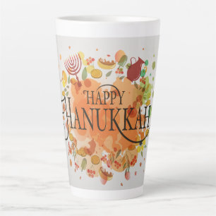 Hanukkah Latte Mug