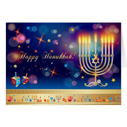 Hanukkah Lights Festival Holiday Menorah