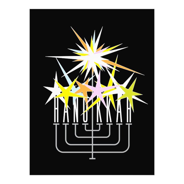 Hanukkah Lights Photo Print (Front)