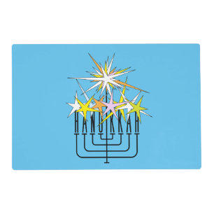 Hanukkah Lights Placemat