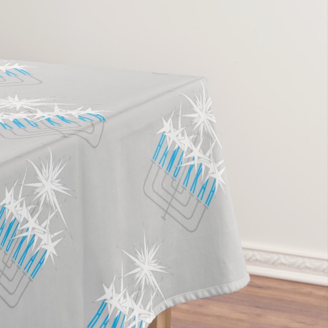 HANUKKAH LIGHTS TABLECLOTH (In Situ)