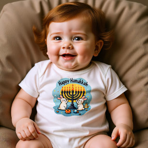 Hanukkah Lit with Littles Baby Bodysuit