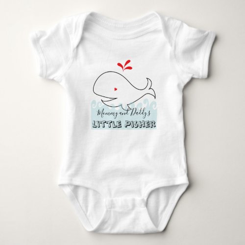 Hanukkah Little Pisher Baby Jersey Bodysuit