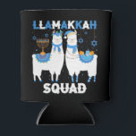 Hanukkah Llama Christmas Happy Llamakah Squad Cute Can Cooler<br><div class="desc">Funny llama alpaca Menorah gifts for women and men,  teens,  kids,  girls,  boys who love Hannukah,  Channukah Jewish Holidays,  Happy Llamakah,  Jewish llama Christmas stockings. Ideal gift for Christmas,  St. Nick,  New Year,  birthday gift and other holidays.</div>