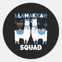 https://rlv.zcache.com/hanukkah_llama_christmas_happy_llamakah_squad_cute_classic_round_sticker-r53e92f4d0efb4a2ab816dd709684f7ea_0ugmp_8byvr_200.webp