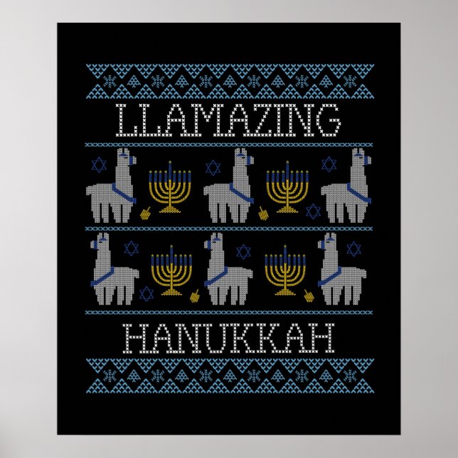 Hanukkah - Llamazing Hanukkah Poster (Front)