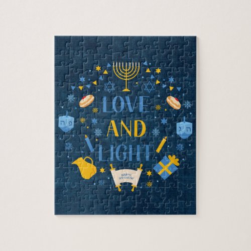 Hanukkah Love And Light Puzzle