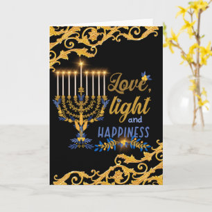 Hanukkah Love, Light and Happiness Card