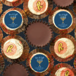 Hanukkah Love & Light Custom Blue Gold Menorah Reese's Peanut Butter Cups<br><div class="desc">Cute customizable Love and Light Reese's Cups for a Jewish family dinner or a Chanukah party with a synagogue. Personalize this pretty chocolate candy favor with your own last name or group information in blue under the pretty gold menorah.</div>