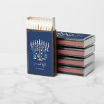 Hanukkah Love & Light Floral Menorah Matchboxes<br><div class="desc">Hanukkah Love & Light Floral Menorah Matchboxes. Personalize the custom text above. You can find additional coordinating items in our "Floral Hanukkah Menorah and Dreidel" collection.</div>
