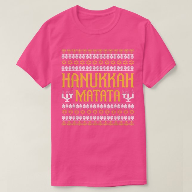 Hanukkah Matata  T-Shirt (Design Front)