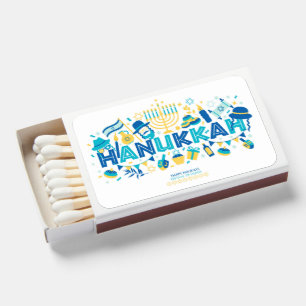 Hanukkah Match Books - Judaica - Jewish Holidays 