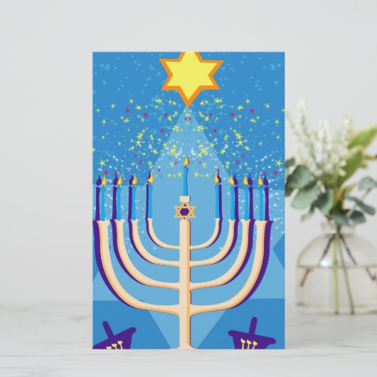 hanukkah menorah (Standing Front)