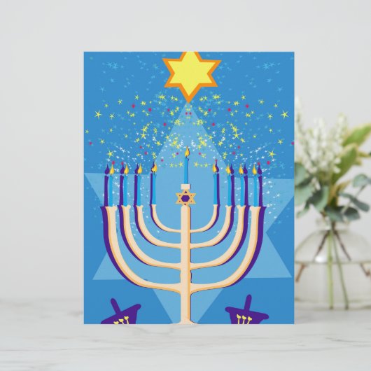 hanukkah menorah (Standing Front)