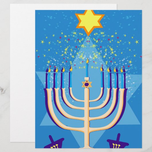 hanukkah menorah (Front/Back)
