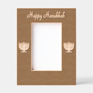 Hanukkah Menorah 4Sarah Laser Engraved Frames