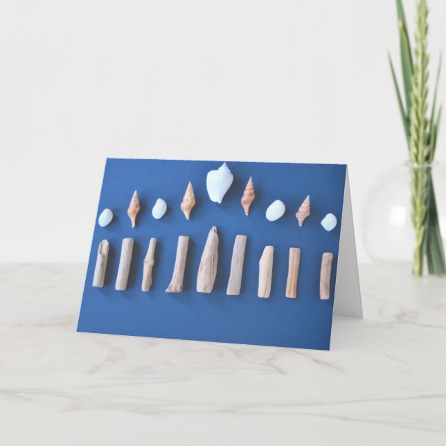 Hanukkah Menorah Card (Front)