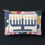 Hanukkah Menorah Dreidels Game Accessory Pouch<br><div class="desc">Hanukkah Menorah, Dreidel Game Pouch. All design elements can be edited. Change editable text using your favorite font style, color, and size. Fill your pouch with dreidels, and playing treats. Game on!!! Happy Hanukkah! Bag Type: Print Cut Sew Small Accessory Pouch Our pouches come in two sizes and can hold...</div>