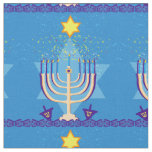 hanukkah menorah fabric
