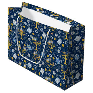 Hanukkah Menorah Gift Bag