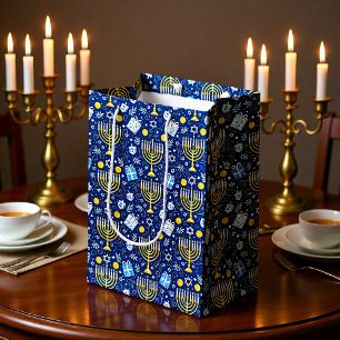Hanukkah Menorah Gift Bag