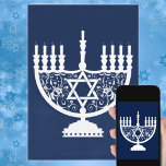 Hanukkah Menorah Holiday Card<br><div class="desc">Menorah</div>