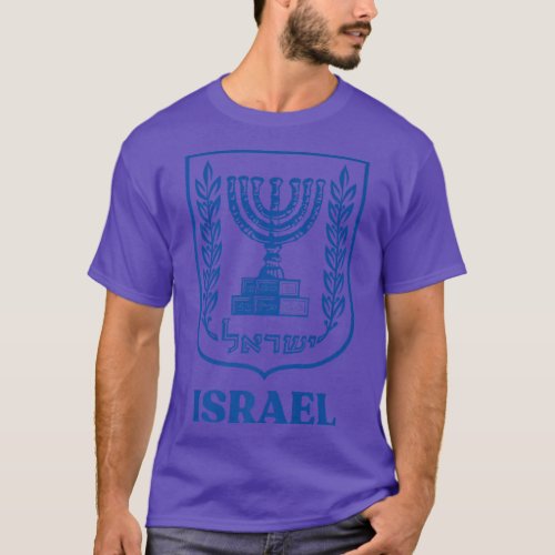 Hanukkah Menorah Israel Israeli Judaism Hebrew  T_Shirt