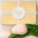 Hanukkah Menorah Modern Holiday Card Gift Wrap Wax Seal Sticker<br><div class="desc">Hanukkah Menorah Modern Holiday Card Gift Wrap Wax Seal Sticker</div>