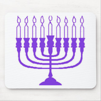 Hanukkah Menorah Mouse Pad