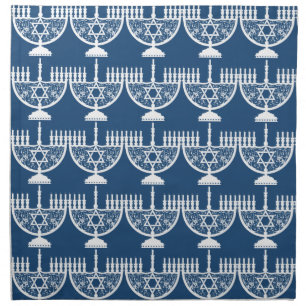 Hanukkah Menorah Napkin
