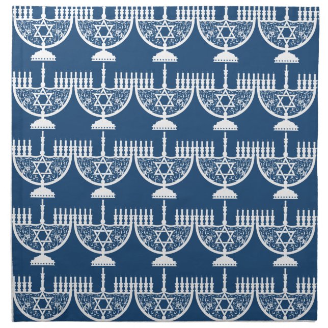 Hanukkah Menorah Napkin (Front)
