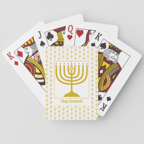 Hanukkah MENORAH Poker Cards