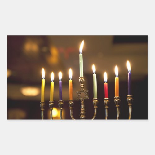 Hanukkah Menorah Stickers