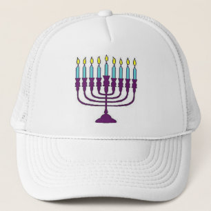 Hanukkah Menorah Trucker Hat
