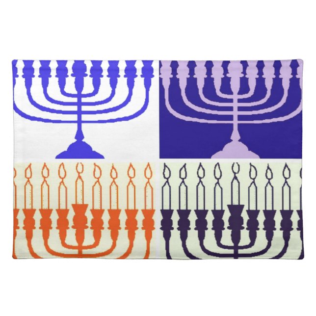Hanukkah Minorah Placemat (Front)