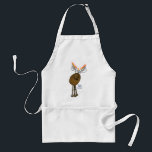Hanukkah moose! adult apron<br><div class="desc">This little cartoon moose Menorah is wishing you a Moosed Happy Hanukkah!</div>