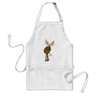 Hanukkah moose! adult apron
