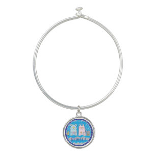 Hanukkah Mouse and Friends Bangle Bracelet