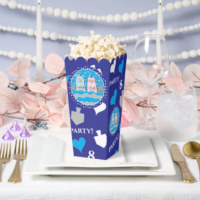 Hanukkah Mouse and Friends Favor Boxes (Wedding)