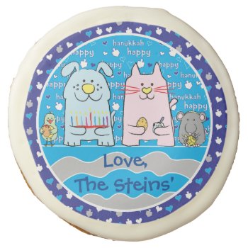 Hanukkah Mouse And Friends Sugar Cookie by HanukkahHappy at Zazzle