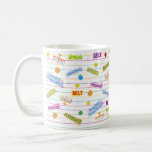 Hanukkah Mug "Chanukah Party"<br><div class="desc">Colorfully Fun Hanukkah mug. "Party Chanukah" Chanukah Mug. Create a simply simple gift by adding some goodies to the mug, wrap it in cellophane and tie it with a bow. Enjoy! Thanks for stopping and shopping by. Much appreciated. Happy Chanukah/Hanukkah! Style: Classic Mug Give a made-to-order mug from Zazzle to...</div>