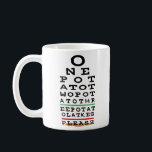 Hanukkah Mug "Happy Chanukah EST 139 BCE"<br><div class="desc">Hanukkah Mug "One Potato Two, Eye Chart" Personalize by deleting, "Got Sour Cream?" and replace with your own message. Choose your favorite font style, size, color and wording to personalize your mug! Create a simply simple gift by adding some goodies to the mug, wrap it with cellophane and tie it...</div>