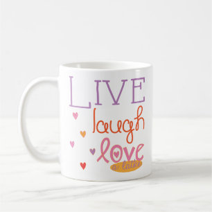 Hanukkah Mug "Live Laugh Love a latke" Multicolor