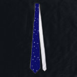 Hanukkah Neck Tie<br><div class="desc">White snowflakes on  a tie that you can change the background color of. For the holidays or the winter season.</div>