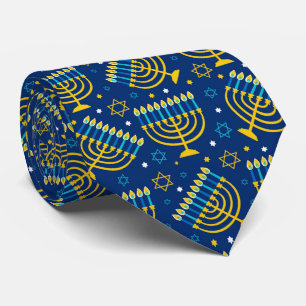 Hanukkah neck tie