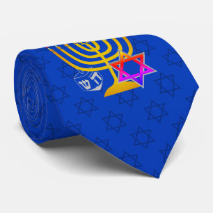 HANUKKAH NECK TIE