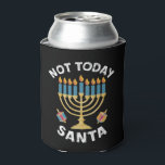 Hanukkah Not Today Santa Jewish Chanukah  Can Cooler<br><div class="desc">Hanukkah Not Today Santa Jewish Chanukah</div>