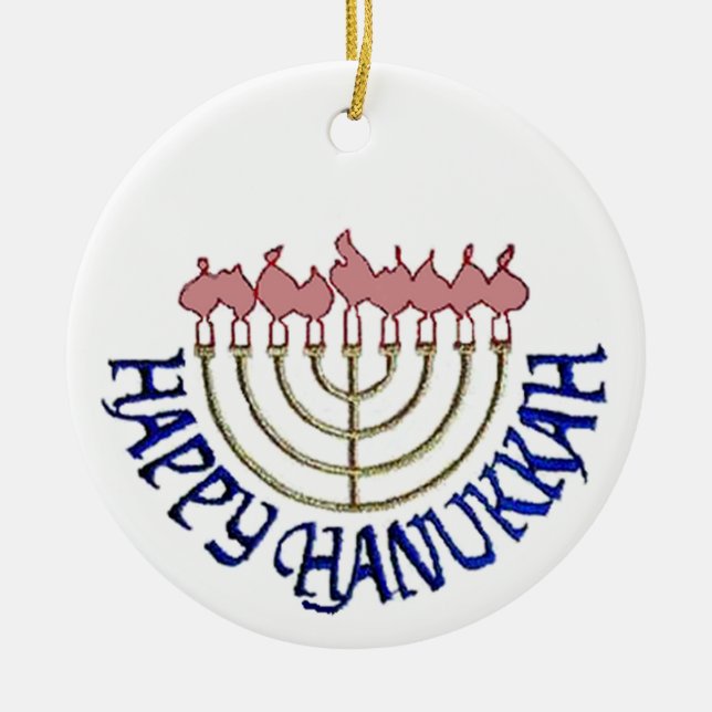 Hanukkah Ornament (Front)